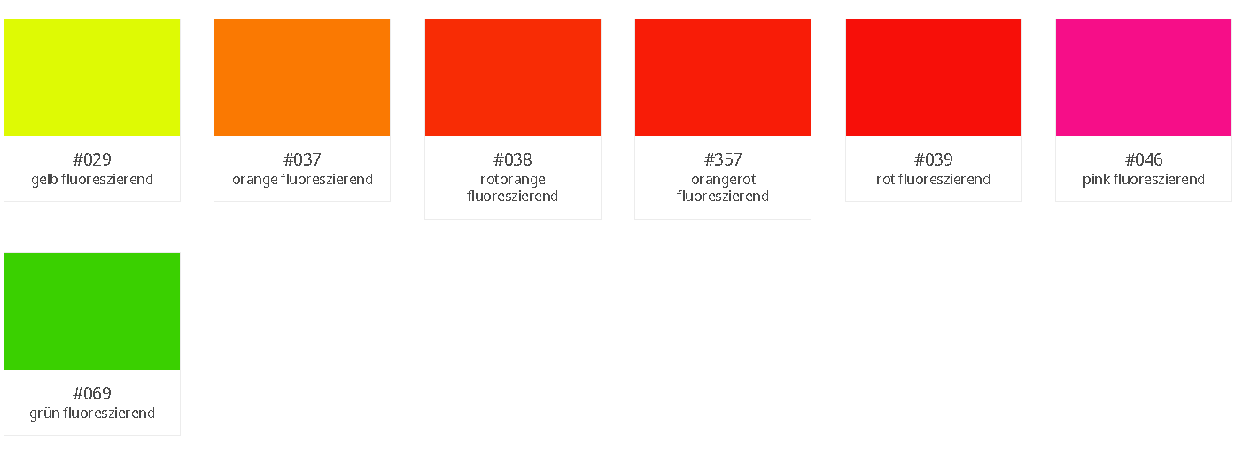 Custom Sticker Fluorescent